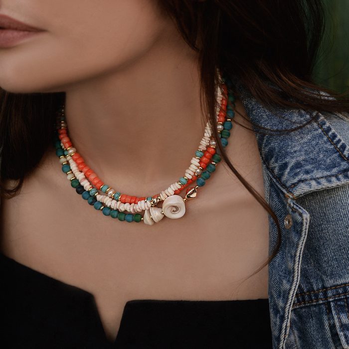 coral chokers